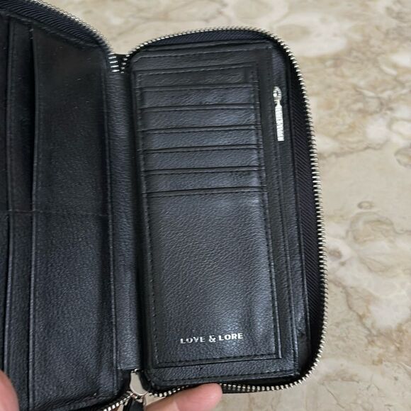 Love & Lore Eden Continental Wallet Black - Picture 11 of 13